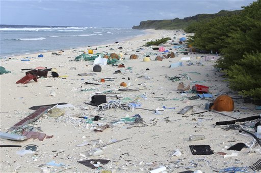 NUEVA ZELANDA-BASURA EN UNA ISLA