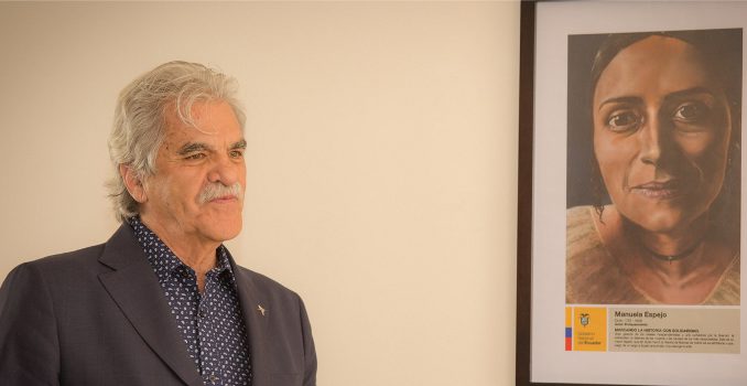 Cuadro-de-Manuela-Espejo-en-despacho-del-Ministro-de-Cultura