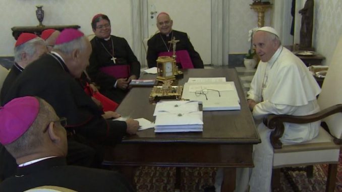 Papa y obispos CEV