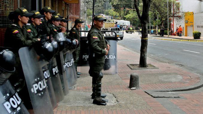 atentado en bogota