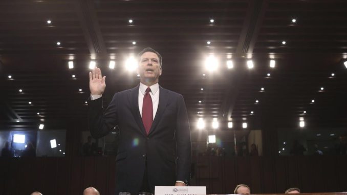 JAMES COMEY TESTIFICA ANTE EL COMITÉ DE INTELIGENCIA DEL SENADO DE EEUU