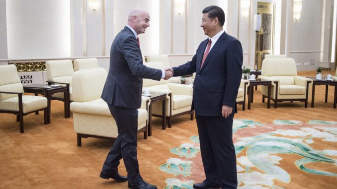 Gianni Infantino,Xi Jinping