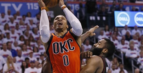 Russell Westbrook,Patrick Beverley,James Harden