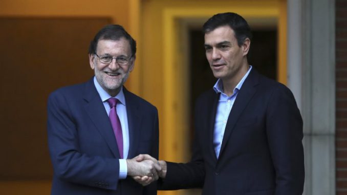 RAJOY Y SÁNCHEZ SE REÚNEN EN MONCLOA