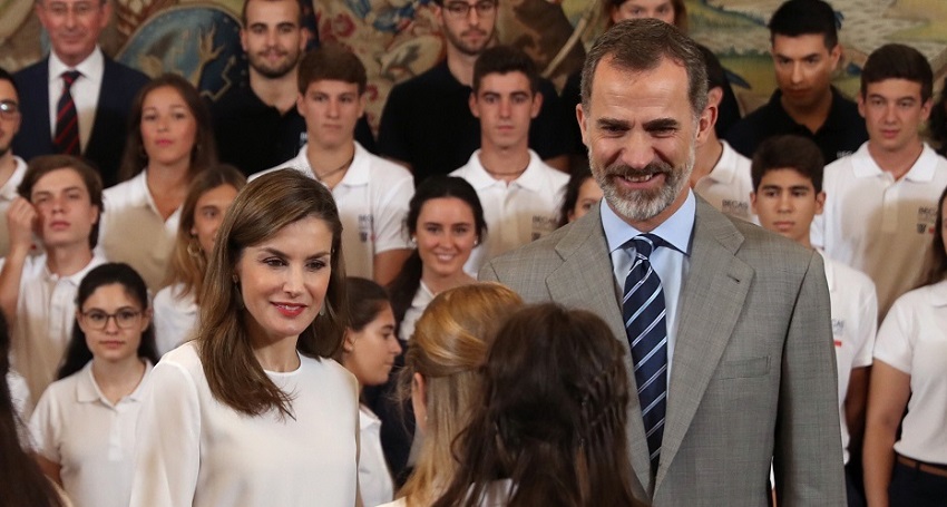 LOS REYES EN LA XII EDICIÓN DEL PROGRAMA ‘BECAS EUROPA’