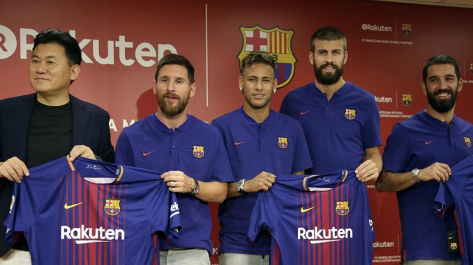 Rakuten presenta su acuerdo de patrocinio con el F.C. Barcelona