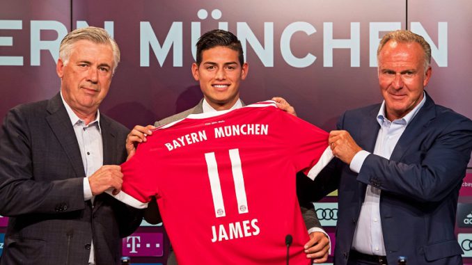 EL BAYERN DE MÚNICH PRESENTA A JAMES RODRÍGUEZ