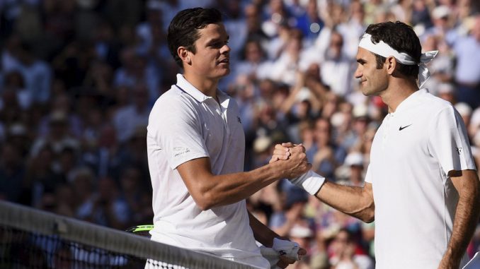 ROGER FEDERER VS. MILOS RAONIC