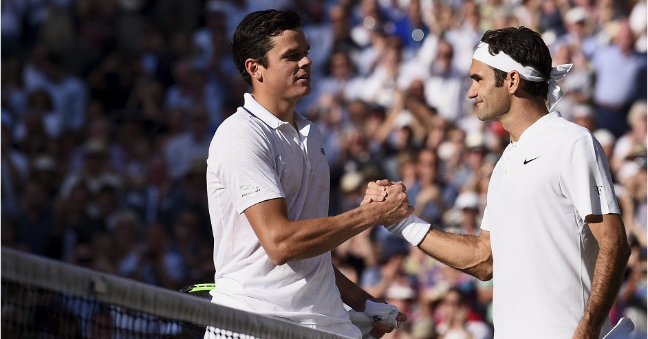ROGER FEDERER VS. MILOS RAONIC