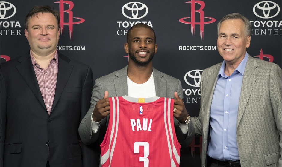 Chris Paul,Daryl Morey,Mike D’Antoni