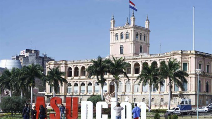 Asunción Paraguay letras nombre