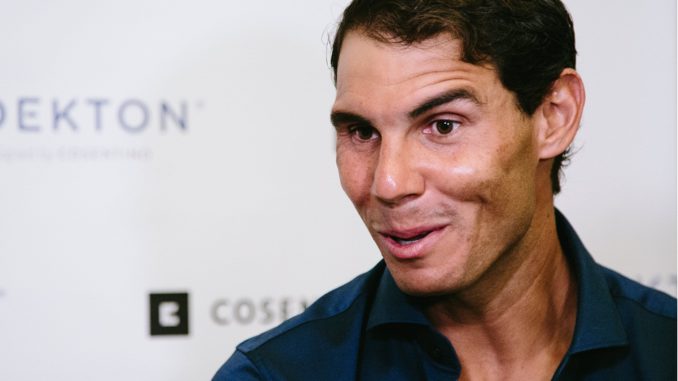 El tenista español Rafael Nadal visita Nueva York