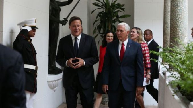 Varela y Pence en Panamá