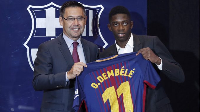PRESENTACIÓN DE OUSMANE DEMBÉLÉ COMO NUEVO JUGADOR DEL FC BARCELONA