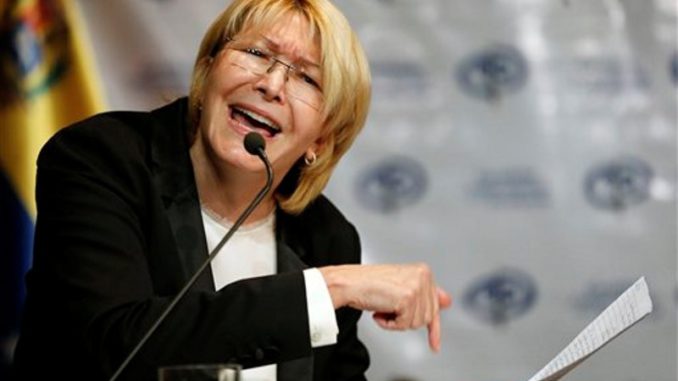 fiscal Luisa Ortega de negro