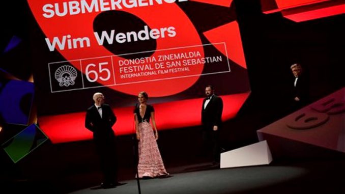 Win Winders y Alice Wikander en San Sebastian