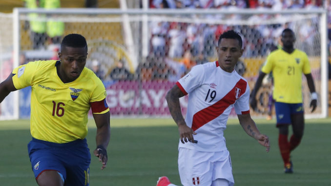 ECUADOR - QUITO. (5/09/2017). Ecuador vs. Perú. Fotos API / CRISTINA VEGA.