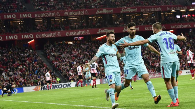 Lionel Messi, Andres Gomes, Jordi Alba