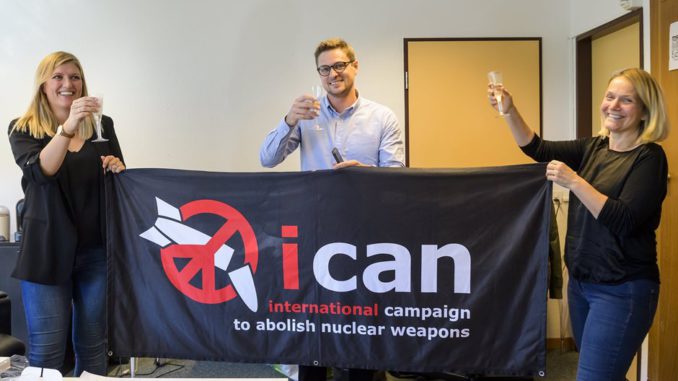 La Campaña Internacional para Abolición Armas Nucleares, Nobel de la Paz 2017