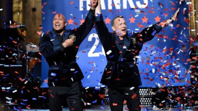 Toma Hanks con Johnson