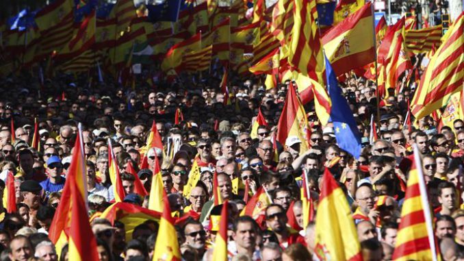 MANIFESTACIÓN BAJO EL LEMA "TODOS SOMOS CATALUÑA"