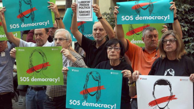protesta cataluña