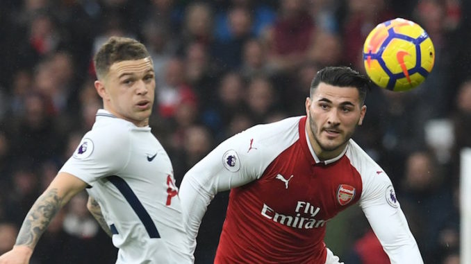 Arsenal v Tottenham Hotspurs