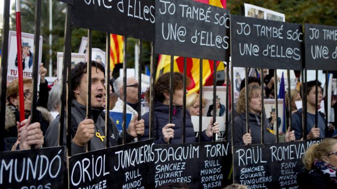 MANIFESTACION EN BARCELONA