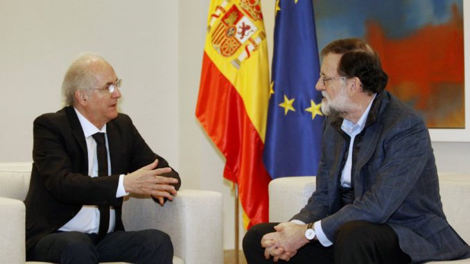 Rajoy meets Venezuelan opposition member Antonio Ledezma