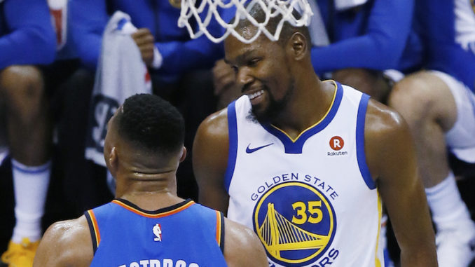 Kevin Durant,Russell Westbrook