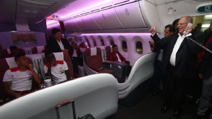 seleccion peru y presidente