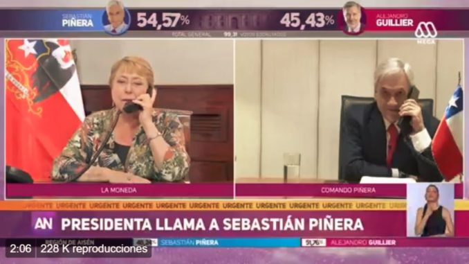 bachelet piñera dos