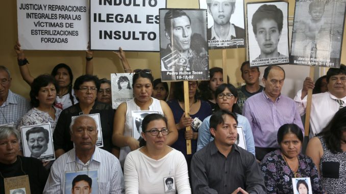 Familiares de víctimas de las matanzas explican acciones para denunciar ilegalidad del indulto a Fujimori
