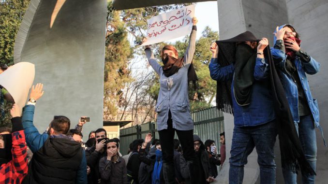 Anti-government protest in Iran