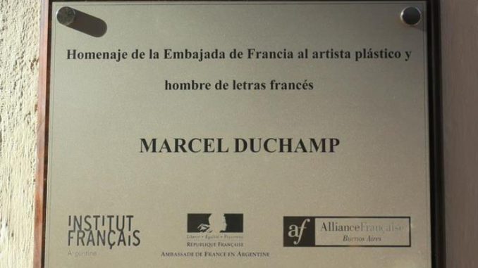 placa Marcel Duchamp