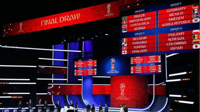 Sorteo para el Mundial de Rusia 2018