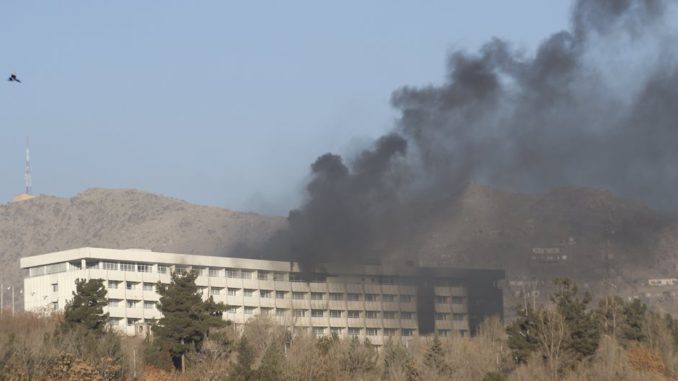 Armed attack on Interncontinental Hotel in Kabul