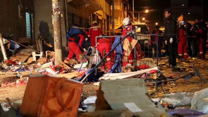 Al menos seis muertos y 28 heridos en una explosión en Bolivia