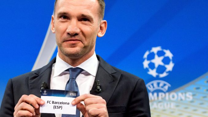 Sorteo de los cuartos de final de la Liga de Campeones