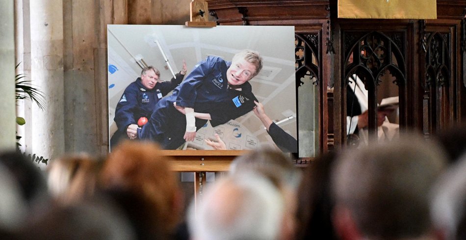 Funeral of Stephen Hawking in Cambridge