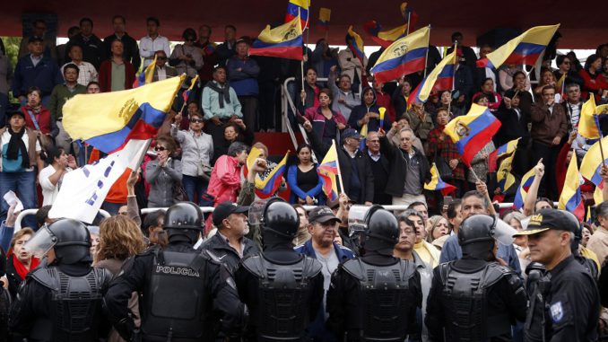 manifestaciones en quito