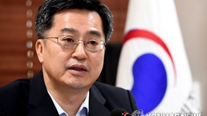 ministro finanzas surcoreano aranceles