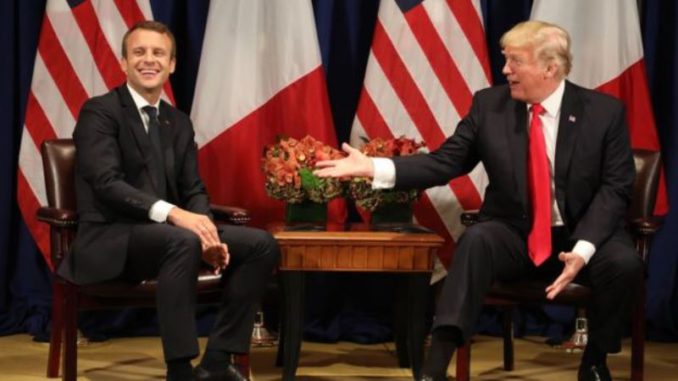 Macron y Trump en EEUU
