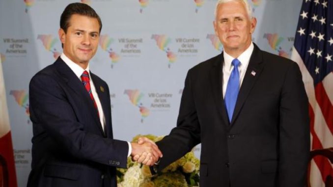 Pence y Peña Nieto