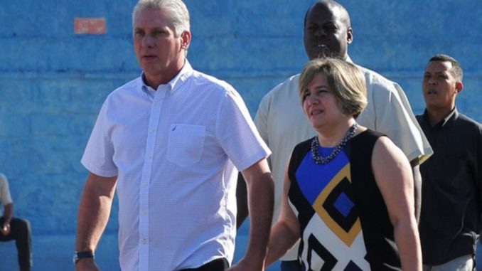 diaz canel y liz cuesta