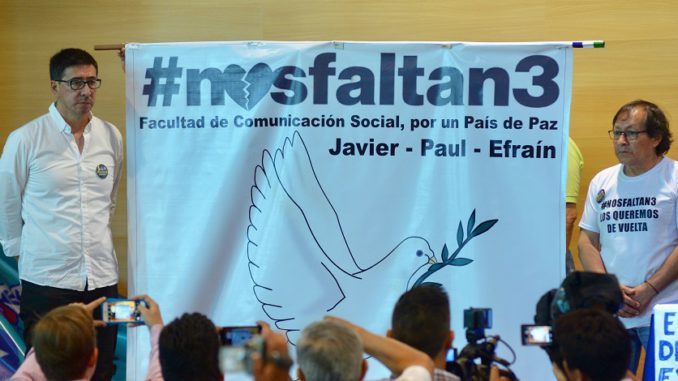 familiares secuestrados