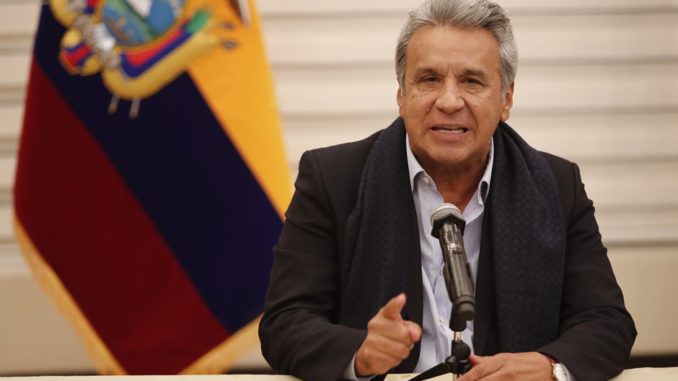 Rueda de prensa del presidente Moreno sobre equipo periodístico secuestrado