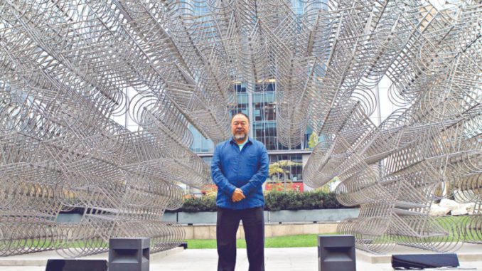ai wei wi con biciletas chile