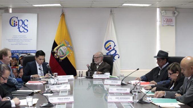 consejo de participacion trnasitorio de ecuador