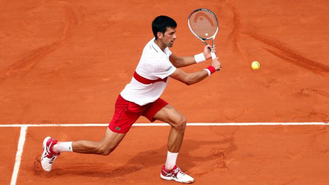 Novak Djokovic . Rogerio Dutra da Silva